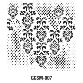 Cadence GCSM-007 25x25 Midi Grunge Stencil