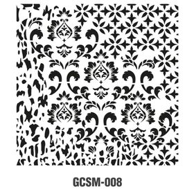 Cadence GCSM-008 25x25 Midi Grunge Stencil
