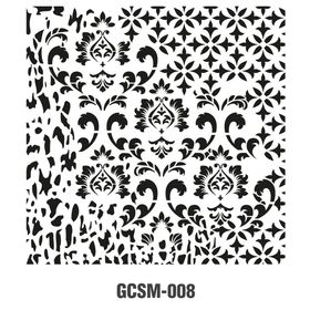 Cadence GCSM-008 25x25 Midi Grunge Stencil