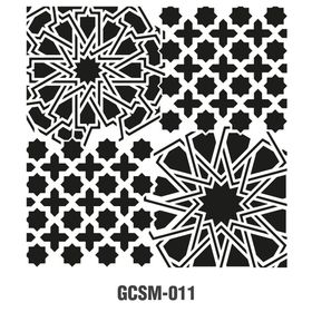 Cadence GCSM-011 25x25 Midi Grunge Stencil