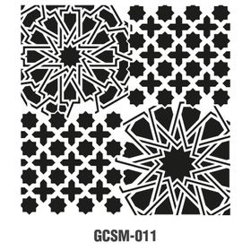 Cadence GCSM-011 25x25 Midi Grunge Stencil