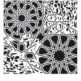 Cadence GCSM-011 25x25 Midi Grunge Stencil