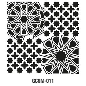 Cadence GCSM-011 25x25 Midi Grunge Stencil