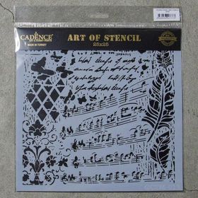Cadence GCSM-013 25x25 Midi Grunge Stencil