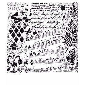 Cadence GCSM-013 25x25 Midi Grunge Stencil
