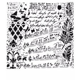 Cadence GCSM-013 25x25 Midi Grunge Stencil