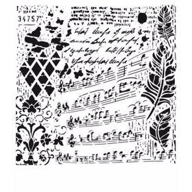 Cadence GCSM-013 25x25 Midi Grunge Stencil