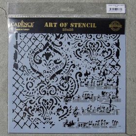 Cadence GCSM-014 Midi Grunge 25x25 cm Stencil