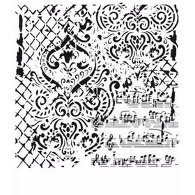 Cadence GCSM-014 Midi Grunge 25x25 cm Stencil