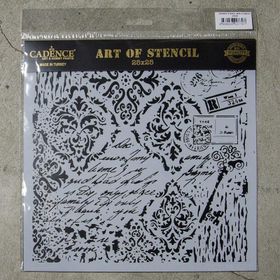 Cadence GCSM-015 Midi Grunge 25x25 cm Stencil