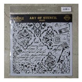 Cadence GCSM-015 Midi Grunge 25x25 cm Stencil