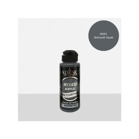 Cadence H-091 Hybrıd Antrasit-Siyah 120 ml Akrilik Boya