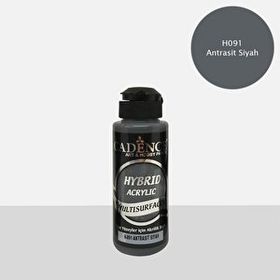 Cadence H-091 Hybrıd Antrasit-Siyah 120 ml Akrilik Boya