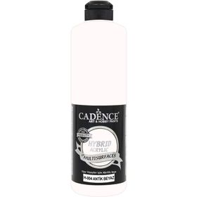 Cadence H004 Akrilik Antik Beyaz 500ML Su Bazlı Hybrid Akrilik Cam Boyası