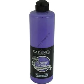 Cadence H034 Mor 500 ml Akrilik Ahşap Boyası