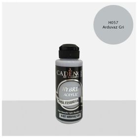 Cadence H057 Arduvaz Gri 120 ml Akrilik Boya