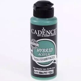 Cadence H111 Kraliyet Yeşili 120 ML Hybrid Multisurface Akrilik Boya