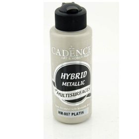 Cadence H807 Platin 120 ml Multisurface Hibrit Metalik Boya