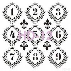 Cadence HD012 Home Dekor 45x45 cm Stencil