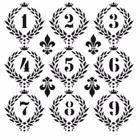 Cadence HD012 Home Dekor 45x45 cm Stencil