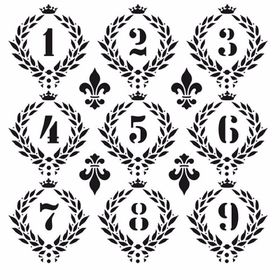 Cadence HD012 Home Dekor 45x45 cm Stencil