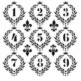 Cadence HD012 Home Dekor 45x45 cm Stencil