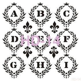 Cadence HD014 Home Dekor 45x45 cm Stencil
