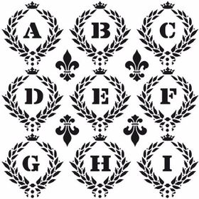 Cadence HD014 Home Dekor 45x45 cm Stencil