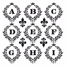 Cadence HD014 Home Dekor 45x45 cm Stencil