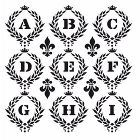 Cadence HD014 Home Dekor 45x45 cm Stencil