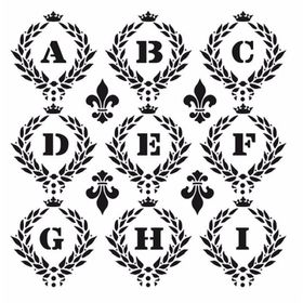 Cadence HD014 Home Dekor 45x45 cm Stencil