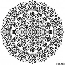 Cadence HD109 Damask Home Dekor Stencil