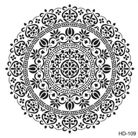 Cadence HD109 Damask Home Dekor Stencil