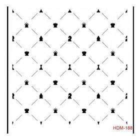 Cadence HDM-188 25x25 cm Stencil Şablon