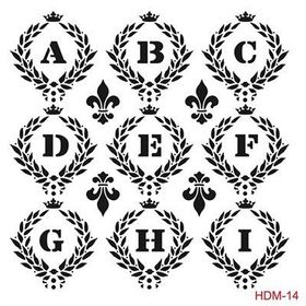 Cadence HDM014 25x25 Home Dekor Stencil