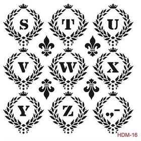 Cadence HDM016 25x25 Home Dekor Stencil