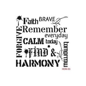 Cadence HDM053 25x25 Home Dekor Stencil