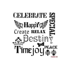 Cadence HDM054 25x25 Home Dekor Stencil
