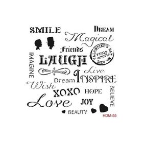Cadence HDM055 25x25 Home Dekor Stencil
