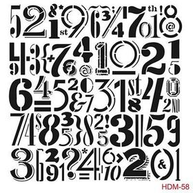 Cadence HDM058 25x25 Home Dekor Stencil