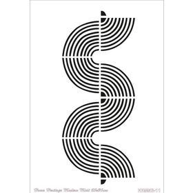Cadence HHMMR-11 25x36 cm Home Heritage Modern Midi Stencil
