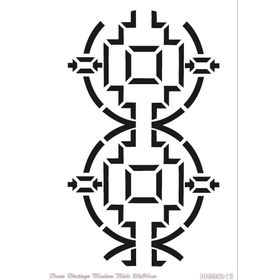 Cadence HHMMR-12 25x36 cm Home Heritage Modern Midi Stencil