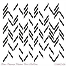 Cadence HHMMS-05 25x25 cm Home Heritage Modern Midi Stencil