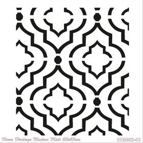 Cadence HHMMS-40 25x25 cm Home Heritage Modern Midi Stencil