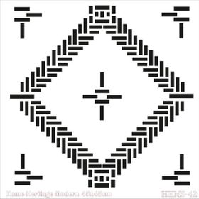 Cadence HHMS-42 45X45 cm Home Heritage Modern Stencil