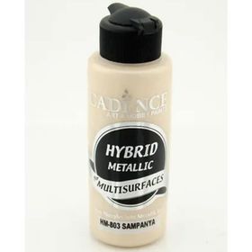 Cadence HM-803 şampanya 120 ml Hybrid Multisurface Metalik Akrilik Boya