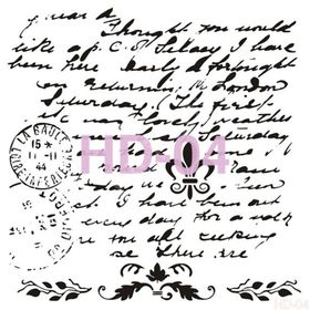 Cadence Home Decor HD-04 Stencil 45x45 cm Boyama Şablonu