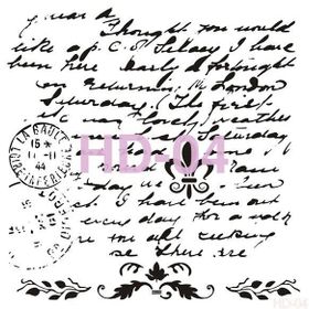 Cadence Home Decor HD-04 Stencil 45x45 cm Boyama Şablonu