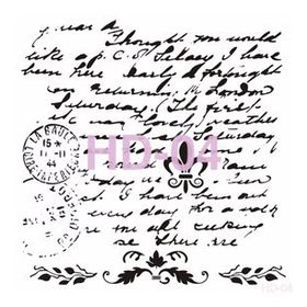 Cadence Home Decor HD-04 Stencil 45x45 cm Boyama Şablonu