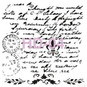 Cadence Home Decor HD-04 Stencil 45x45 cm Boyama Şablonu